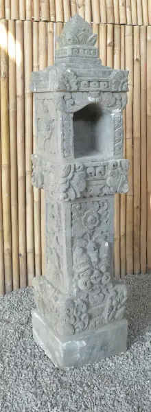 Product image 6 of the product “Balinese shrine Old Style - Made from cement and Taro Sand, 160cm height ”